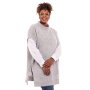 Donnay Plus Size Regular Jumper With Side Slit & Cable Interest - Grey