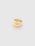 Dominique Waterproof Dome Ring - M-l Gold Plated