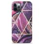 Geometric Fashionable Marble Design Phone Cover Compatible With Iphone 13 Pro