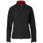 Geneva Ladies Softshell Jacket Black Red
