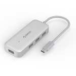Orico 4 Port Usb-c To 4XUSB3.0 Hub - Silver