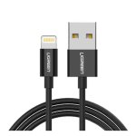 UGreen 12W USB To Lightning Pd Cable 1M Black