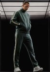 Regular Fit Track Pants In Drymove - Dark Turquoise