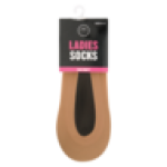Mocha Ladies Secret Socks Size 4-7
