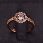 9CT Rose Gold Engagement Ring