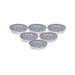 6 Piece Bowl Set Blue