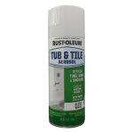 Rustoleum Tub & Tile Aerosol Spray Paint Gloss White 340G