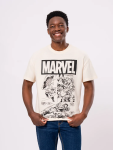 Marvel Comic Graphic T-Shirt - M Brown