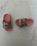Pink Glitter Sandals Size 7