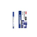 10 Pcs Refillable Blue Whiteboard Marker 3.0MM Round Fiber Tip