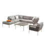 5 Piece Fade Resistant Outdoor Patio Sofa Set
