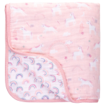 Stephen Joseph Muslin Stroller Blanket Unicorn