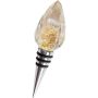 Elegant Metallic Foil Wine Stopper Airtight Reusable Bottle Plug