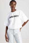 Sissy Boy Whitening Shine: Fashion Sequin Top - White