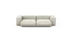 Two Module Sofa - Velvet - Creme - 272CM X 136CM