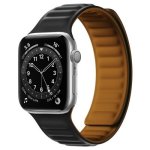 Silicone Magnetic Strap Watchband For Apple Watch Series 7 41MM 6&SE&5&4 40MM 3&2&1 38MM Black