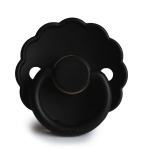 Daisy Latex Pacifier - Jet Black Size 2