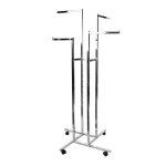 4 Arm Straight Garment Rail DMDR5