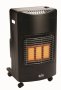 Alva GH312 3 Panel Black Gas Heater