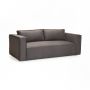 - Makodzare Fabric 3 Seater Couch - Dark Grey