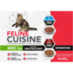 Pate Multi Pack Adult Wet Cat Food 12 X 85G