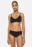 3-PACK Lace-trimmed Hipster Briefs - Black