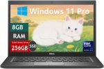 Refurbished Dell Latitude 7280 12.5 Intel Core I5 8GB RAM 256GB SSD Intel HD Graphics 520 Windows 11 Pro Business Ultrabook