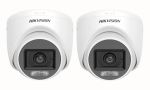 Hikvision Smart Hybrid Light Turret Camera - Set Of 2 - Sbr Combo Deal