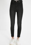 High Waist Skinny Jeans - Black