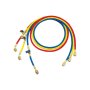 Pressure Hose Set "plus" 3PC - 1/4" Sae X 1500 - R22. R134A. R407C. R404A - Sku: 1500000028