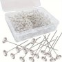 100PCS Elegant Crystal Floral Pins - Perfect For Wedding Bouquets Bridal Hair Accessories & Diy Crafts