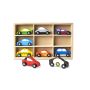 Melissa & Dough Wooden Cars 9-PIECE Play Set