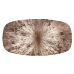 Churchill - Stone Zircon Brown Oblong Chefs Plate 35.5 X 19CM Set Of 6