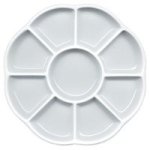 Jackson& 39 S - Palette Ceramic - Daisy Porcelain 9 Well 8 In. Diameter