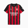 Puma Men's Ac Milan Home Football Shirt - For All Time Red/black