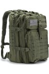 Senza 45L Heavy Duty Military Tactical Army Backpack With Multiple Compartments