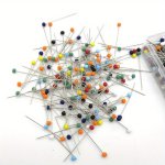 100PCS Multicolor Handmade Positioning Pins For Sewing Diy Crafts & Bedding - Versatile Metal Pins For Flower Arrangements & Off