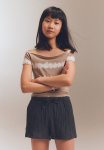 Pull-on Shorts - Charcoal
