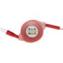 Larry& 39 S Digital Accessories LED Retractable Charging Cable Red 8 Pin Lightning