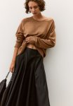 Fine-knit Jumper - Camel