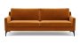 Slip Cover For Anna 3 Seater Sofa Velour Matt Amber Cover Only Anna Sofa Sold Separately - Velour Matt Amber