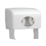 Aquarius Twin Small Roll Toilet Tissue Dispenser