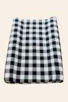 Black And White Gingham Changing Mat Cover - Changing Mat Cover & Inner