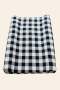 Black And White Gingham Changing Mat Cover - Changing Mat Cover & Inner