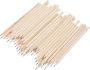 50PCS Natural Wood Round Barrel Sharpened Writing Pencils 17.6CM Long