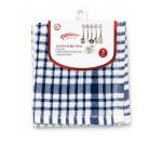 3 Pack Button Terry Swab 35X35CM