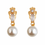 Vintage Pearl Drop Earrings For Women