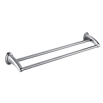 Splashworks Bay Double Towel Rail Chrome 600MM