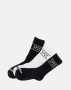 Declen Black/white Socks - One Size Fits All / Black