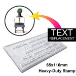 Shiny Stamp Text Replacement For HM-6015